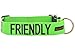 Friendly Green Color Coded S-M L-XL Buckle Dog Collar (Known As Friendly) Prevents Accidents by Warning Others of Your Dog in Advance (L-XL 15-25
