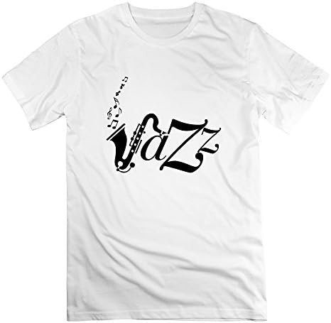 PNHK Men's Jazz Music Logo T Shirt XX-Large White