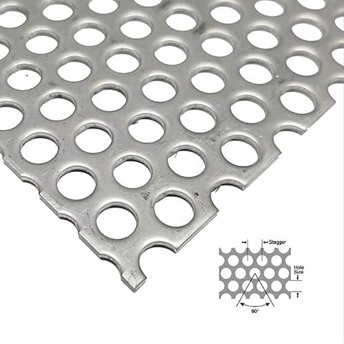 Stainless Steel Perforated Sheet Perforated Metal Sheet Hole Size 0