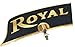 RS Vintage Parts RSV-B019E2OGOK-01470 Motorcycle Parts Front Mudguard Brass Number Plate for Royal Enfield Bikes