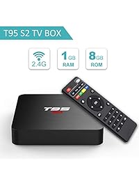 T95 S2 Android 7.1 TV Box con 1GB RAM 8GB ROM Amlogic S905W Quadcore 2.4G WiFi HDMI HD 3D 4K