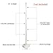 EUDAX 2 Sets Balloon Column Stand Kits with 61