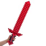 8 Bit Pixelated Foam Red Lava Sword Toy 30