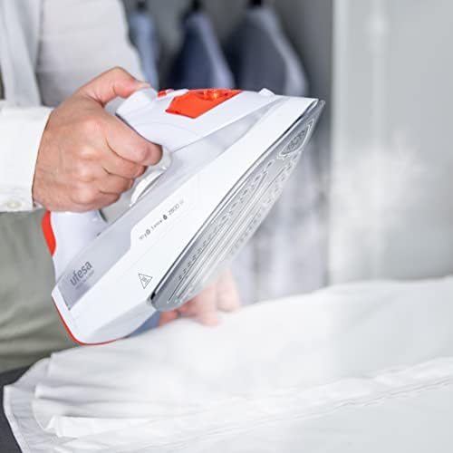 Steam Tech 2800 Bügeleisen Dampf 2800 W, Dampfleistung 0 – 30 g/min, Pressfunktion 180 g, Keramiksohle, Dampf oder Trocken, 3-faches Anti-Kalk-System, Anti-Tropfen, Amazon-Exklusiv