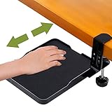 FUZADEL Ergonomic Mouse Tray Attachment Mouse