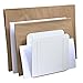 Acrimet 4 Section Vertical Metal File Sorter, Desktop File Organizer, Compact and Efficient Solution for Papers & Folders - White Color