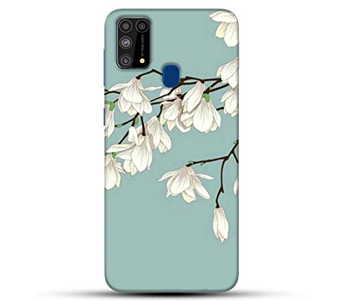 Pikkme Samsung Galaxy M31 Back Cover Case | Designer Printed Hard Cases & Covers for Samsung Galaxy M31 (Flower Floral B