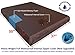 Dogbed4less XXL Orthopedic Memory Foam Dog Bed for Large Dogs, Durable Denim Cover, Waterproof Liner and Extra Pet Bed Cover, 55″X37″X4″thumb 4