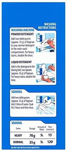 Napisan Non Bio Stain Remover Powder, 800g, Pack of 2 - Image 5