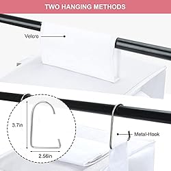 Fixwal 6-Shelf Weekly Hanging Closet Organizer with