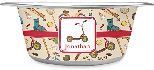 RNK Shops Vintage Sports Stainless Steel Pet Bowl - Small (Personalized)