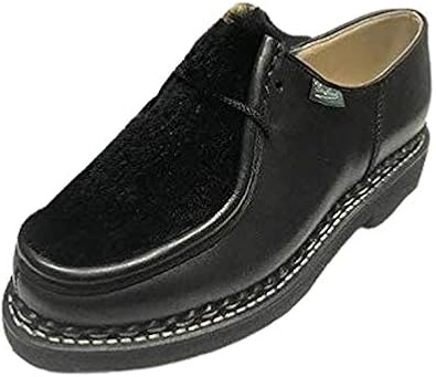 パラブーツ Michaelミカエルlapin Griff ラパン ラビットファー チロリアンシューズ Noire Lis Noirブラック レディース サイズ2 並行輸入品 モカシン Amazon