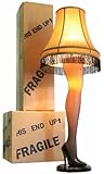 A Christmas Story House - A Christmas Story Full Size 45" Leg Lamp, Cream