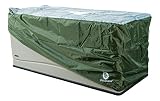 YardStash Heavy Duty Waterproof Deck Box Cover Protects from Outdoor Rain Wind and Snow. Extends Lifetime of Storage Box with UV Protected Rip-Stop 210D Heat Shield 600D Polyester