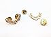 yueton 2 Pairs Metal Wheat Brooch Suit Shirt Collar Decoration Parts