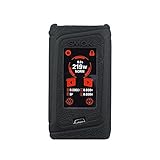 DSC-Mart Texture Case for SMOK Morph 219W Box Mod Protective Silicone Rubber Sleeve Cover Shield Wrap (Black)