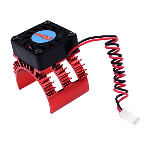 Flameer 540 550 Motor Heat Sink + Cooling Fan for 1/10 HSP HPI FS RC Car Buggy Truck