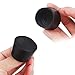 12 Pieces Rubber Chair Leg Caps, Chair Leg Caps, Chair Tips, 1 inch Chair Caps Legs, Black