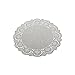 LJY 120 Pieces White Lace Round Paper Doilies Cake Packaging Pads Wedding Tableware Decoration (8.5 Inch)