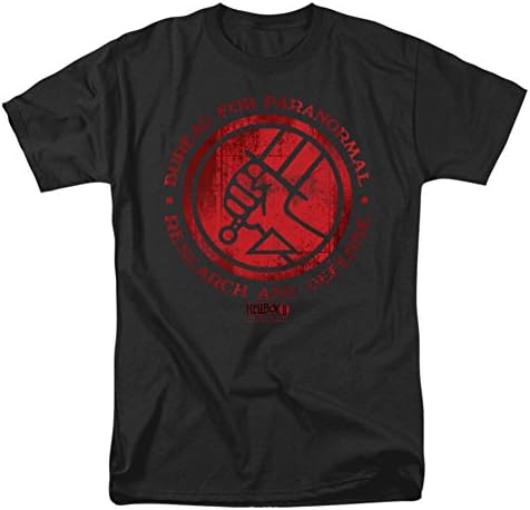 Hellboy II The Golden Army Fantasy Movie BPRD Logo Adult T-Shirt Tee