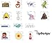 The Carefree Bee - 14 Cute Animal Stickers for Water Bottles, Laptops (Series 1)