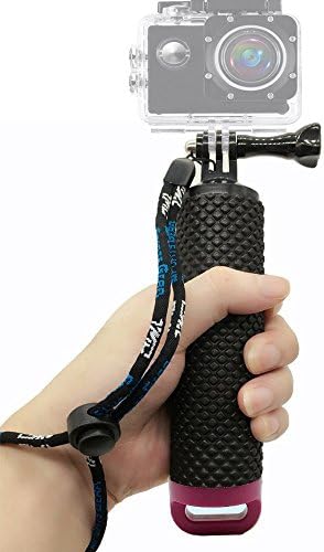 Waterproof Floating Hand Grip (Floating Pole &amp; Handle &amp; Diving Monopod &amp; Floating Stick)compatible with all GoPro Cameras Hero 4 Session Black Silver Hero 2 3 3+ 4 5 (s1 purple)