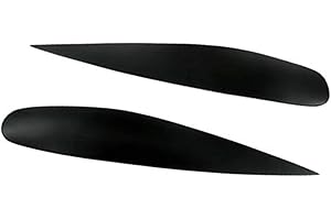 Headlight Eyebrow, for Mitsubishi, for Lancer, for Ralliart 2004 2005 2006 Glossy Black Car Sticker Front Headlights Eyebrow 