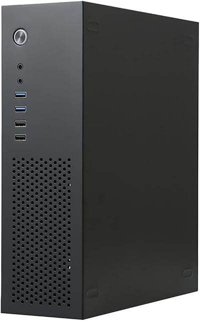 Peowuieu SKTC A10 Mini Desktop HTPC Case MATX 24x24 Small 1U 7.3L Black