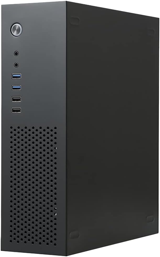Peowuieu SKTC A10 Mini Desktop HTPC Case MATX 24x24 Small 1U 7.3L Black