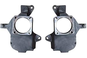 QUALITY SUSPENSION ADVANTAGE QSA 2" Drop Spindles. Compatible with 2000-2010 Chevrolet/GMC Silverado Sierra 1500HD 2500HD 3500HD (HEAVY DUTY MODELS ONLY)/