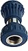 Brass Hose Nozzle Power Wash or Gentle Mist: Chromed Brass - Won't Corrode Like Aluminum - ON/OFF Either Direction - Solid Brass Inlet - Solid Metal Core, No Plastic - Rubber Washer Included & 5 Year