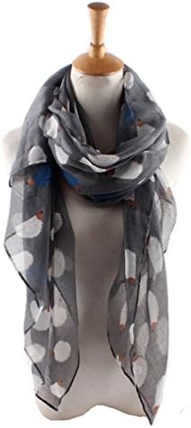 ctshow hedgehog Print Voile Print Scarf Fashionable Women Scarves shawl