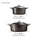 Tramontina Enameled Cast Iron Covered Dutch Oven Combo, 2-Piece (7-Quart & 4-Quart), Gunmetal Gray