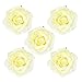 DRESHOW Flower Hair Clip Rose Hairpin Floral Brooch Floral Hair Clips for Women Rose Hair Accessories Wedding Pack 5/16