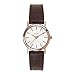 Bulova Women's 98V31 Stainless Steel Watch With Brown Leather Band