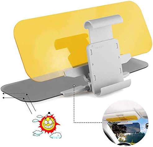 Car Sun Visor Car Driving HD Sun Visor Day and Night Two in one Anti-glare Mirror Extension Anti-glare Anti-UV Night Vision Protective Cover