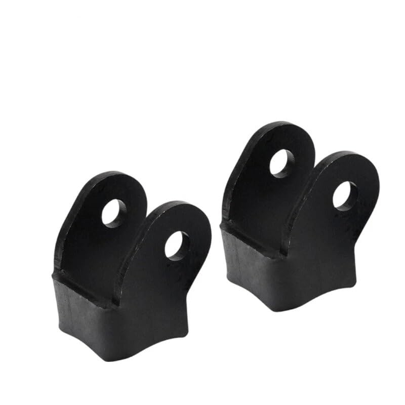 Photo 1 of 1 Pair Weld On Shock Brackets Fits for Off-Road Trailers Weld Mount Curved Steel Black