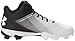 Under Armour Men's Leadoff Mid RM, Black (001)/White, 7.5