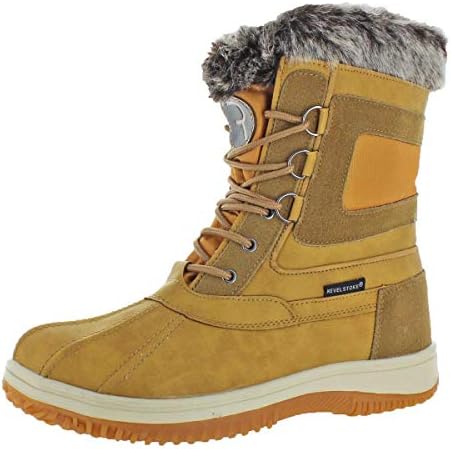 Revelstoke Men's Drydock Duck Toe Faux Fur Winter Snow Boots