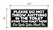 Honey Dew Gifts Please Do Not Throw Anything in the Toilet, 5 inch by 10 inch Hanging Funny Bathroom Sign, Wall Art, Decorative Wood Sign Home Decor, Toilet Sign, 75536