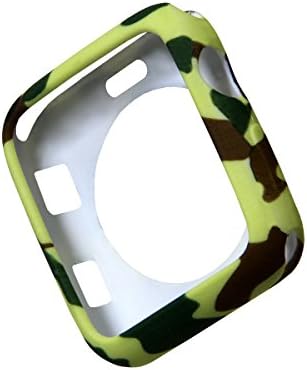 WINTOFW for Apple Watch Case 38mm Soft TPU Plated Protector Bumper Shield IWatch Ultra-thin Cover for Apple Watch Series 3 Series 2 Series 1 Nike+ Sport Edition Green