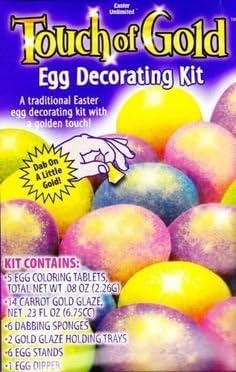Easter Unlimited Touch of Gold Egg Decorating Kit
