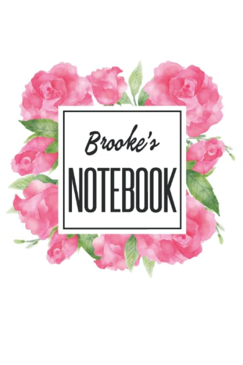 Mallory's Notebook : Cute Custom Named Lined Notebooks 6 x 9 100 Pages Matte Finnish Watercolor Flowers Personal Journal Gift For Her Personalized ... Gifts for Girls: Mallory Gift Journals