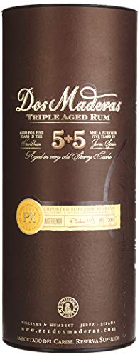 Dos Maderas 5+5 |Exklusiver Alterungsprozess, dass Beste aus zwei Welten| 10 Jahre im Solera-Criadera Verfahren gereift | 700ml | 40 % Volume – Bild 4
