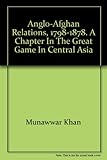 Front cover for the book Anglo-Afghan relations, 1798-1878 ; a chapter in the great game in Central Asia by Munawwar Khan.