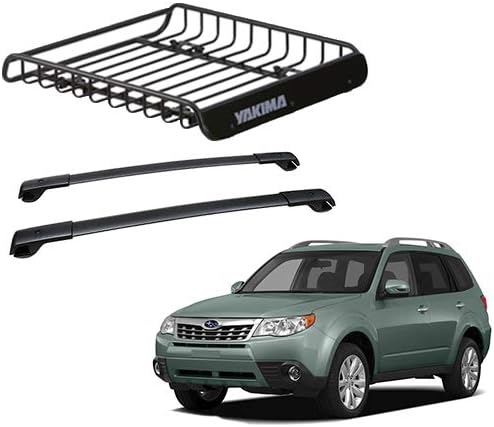 Amazon Yakima 正規品 スバル フォレスター Sh型 07 12年 ロードウォーリアー クロスバーセット ルーフbox ラック 車 バイク