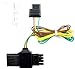 CURT 55315 Vehicle-Side Custom 4-Pin Trailer Wiring Harness, Fits Select GMC C1500, C2500, C3500, K1500, K2500, K3500