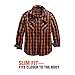 HARLEY-DAVIDSON Official Men's Oak Leaf Plaid Slim Fit Shirt, Plaid