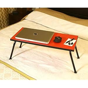 OFIXO Multi-Purpose Laptop Table/Study Table/Bed Table/Foldable and Portable Wooden/Writing Desk (Wooden)