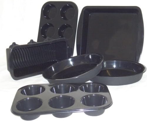 WellBake Professional 6 Pce Baker's Set. Superior Quality Non-Stick Silicone Bakeware + 10 Year Guarantee